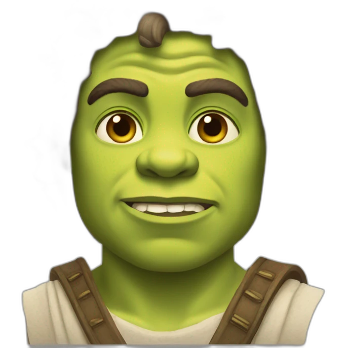 shrek as a greek god emoji