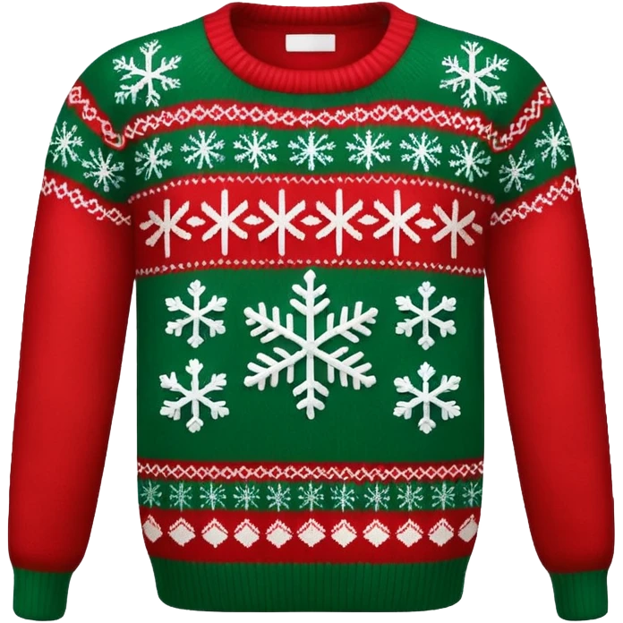 Christmas jumper emoji