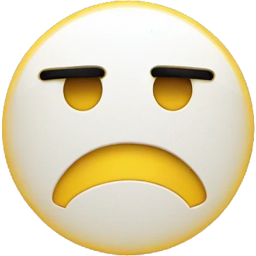 The smiley face is sad emoji