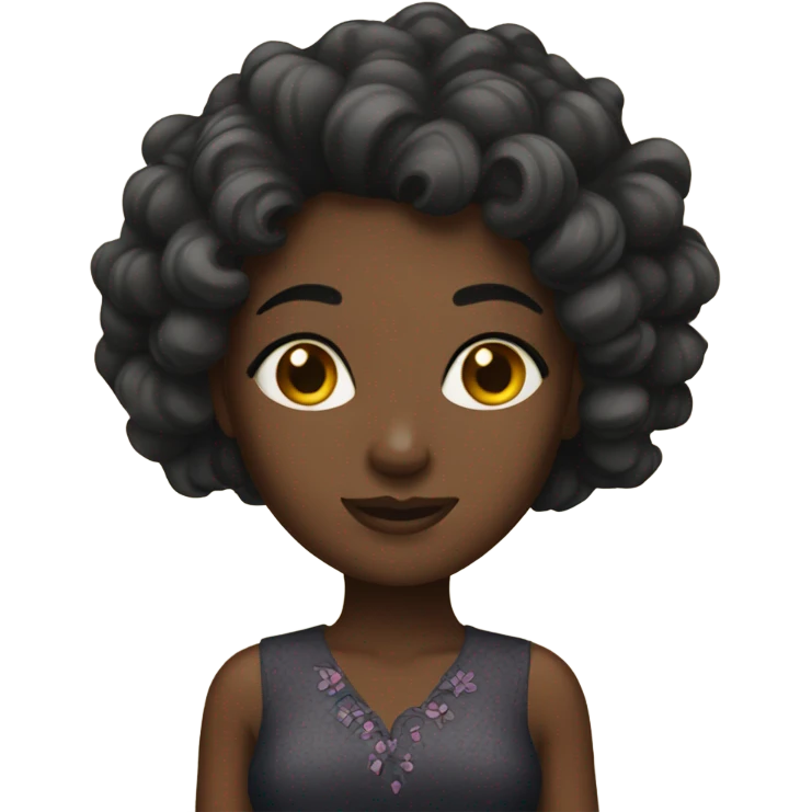 Pretty black lady  emoji