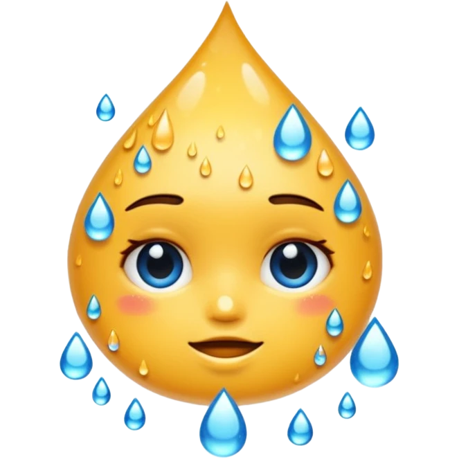 white sweat emoji