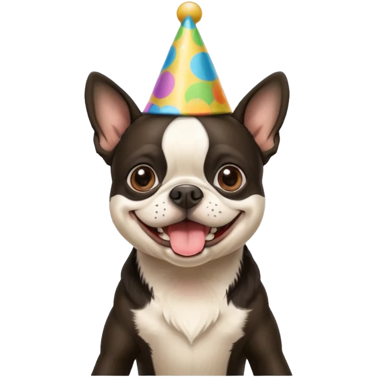 Make a dancing boston terrier emoji emoji