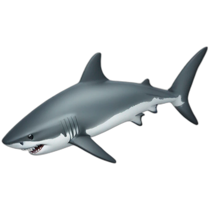 white shark emoji