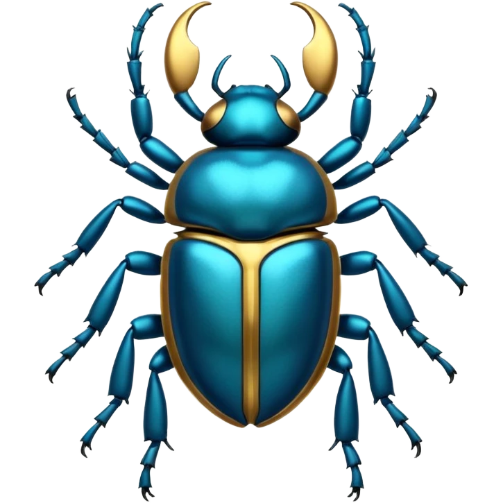 blue beetle Scarab emoji