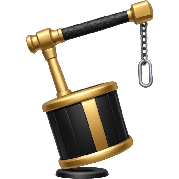 The hammer that hit the Kaaba emoji