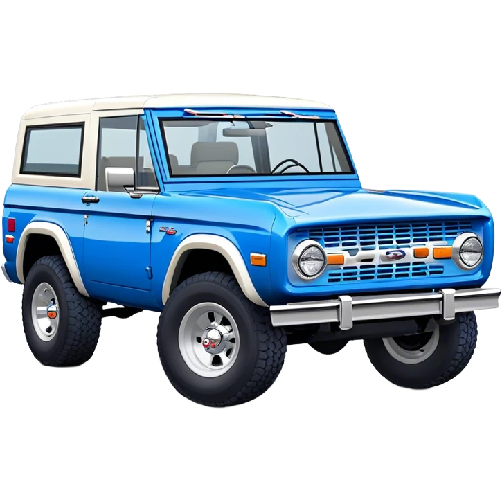 Ford Bronco - Ford (Model Year: 2021) (Iconic colour: Blue) emoji