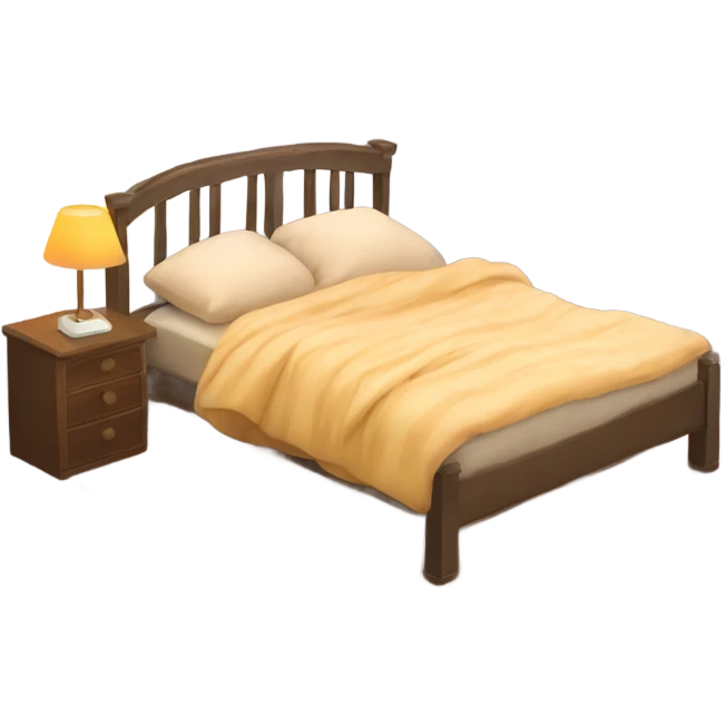 Warm bed in cold bedroom emoji