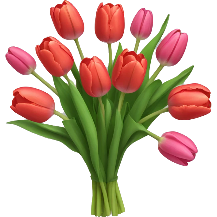 Bouquet of tulips emoji