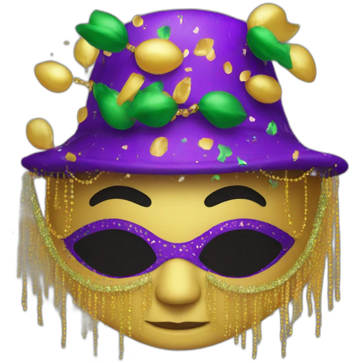 Mardi gras emoji