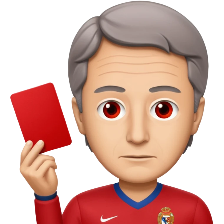 Флорентино Перес показывает красную карточку emoji