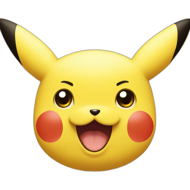 Pikachu face emoji
