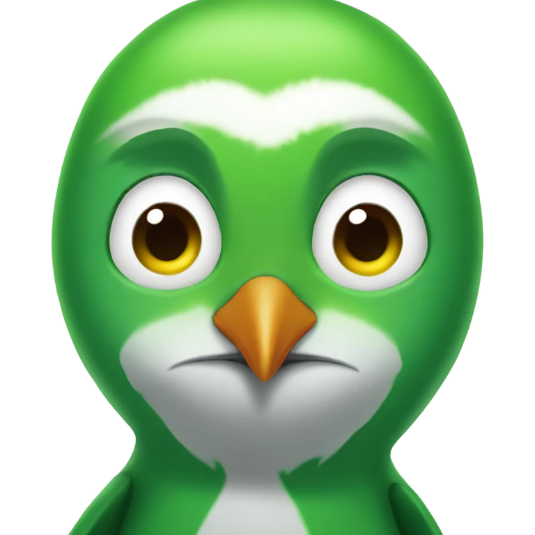 Green penguin  emoji