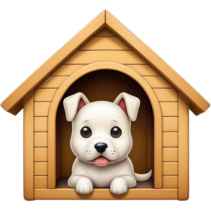 Doghouse empty emoji