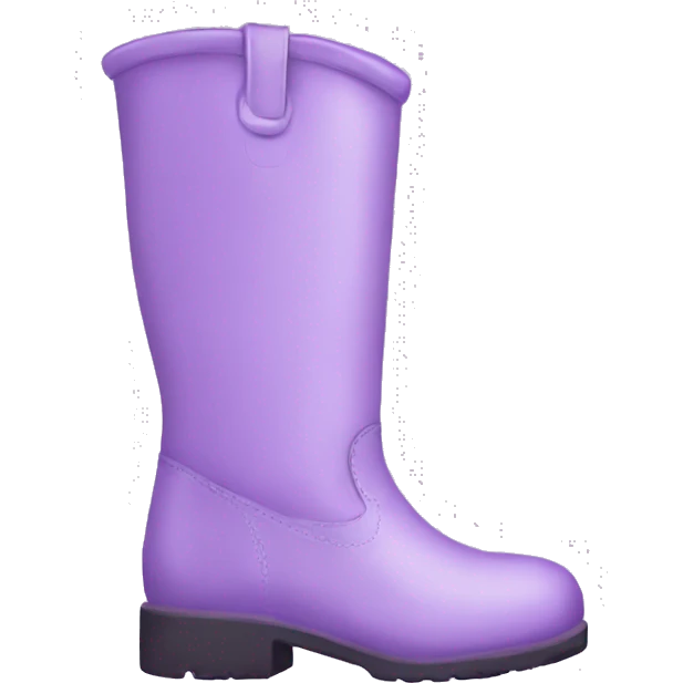 Light purple ugh boots emoji
