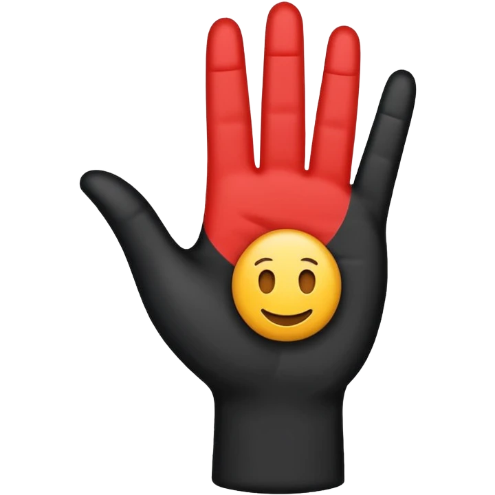 emoji with E-conomic logo and a small outstretched hand symbolizing the Reach team, in E-conomic inspired colors emoji