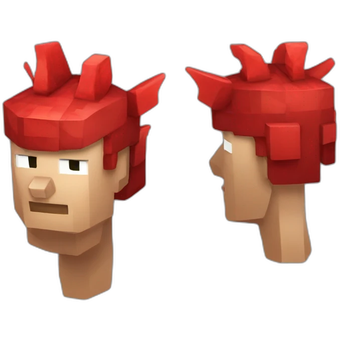 head hat Red dragon Minecraft delegate emoji