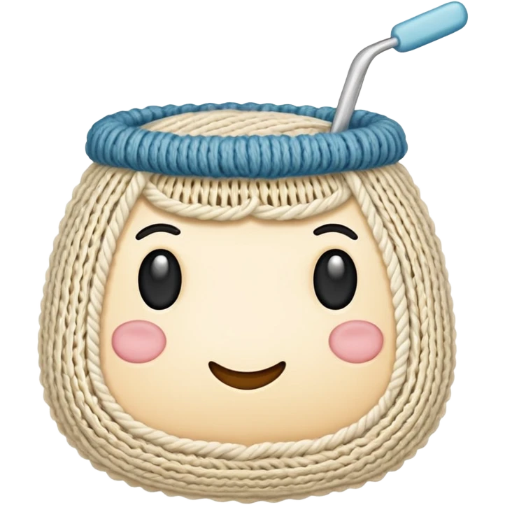 knitting milk colour emoji