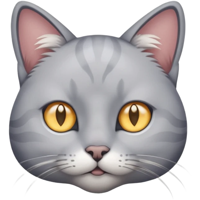 A cat with star eyes wearing a gray shirt emoji