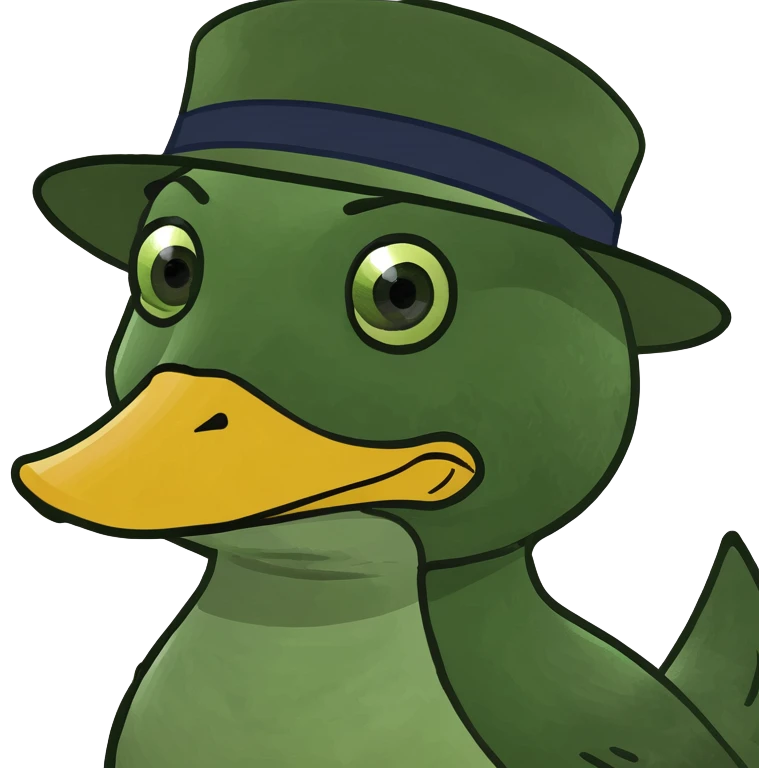happy duck emoji