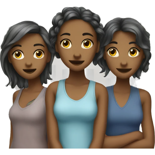 4 girls living on a compound emoji