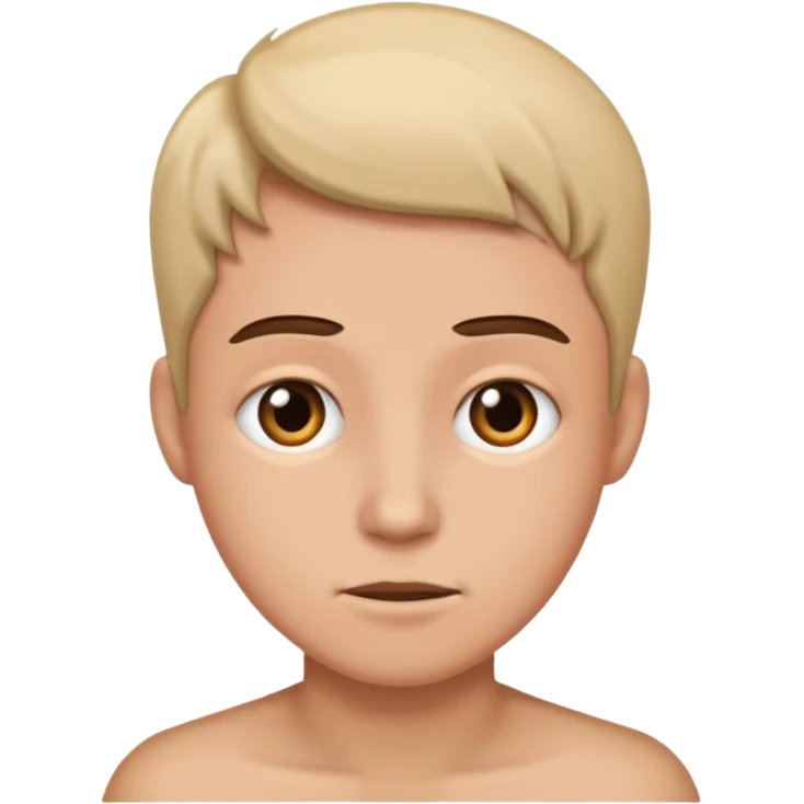 Um rosto irônico emoji