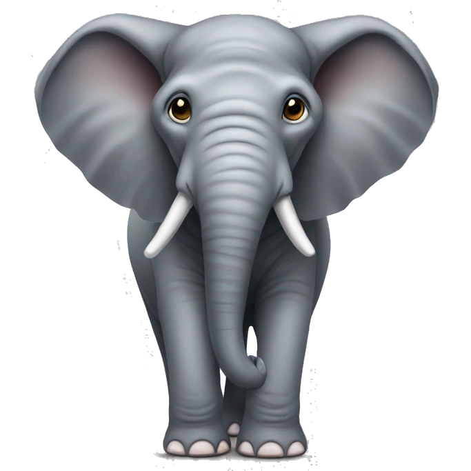 Elephant with ears the size of its body  emoji
