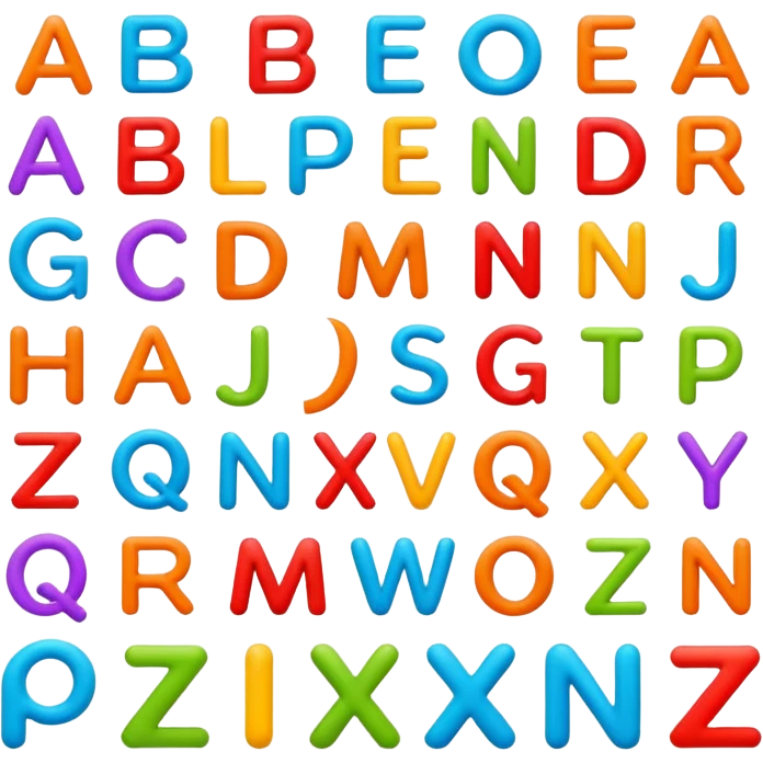 A to z alhpabet emoji