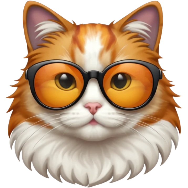 Cat wearing sunglasses emoji