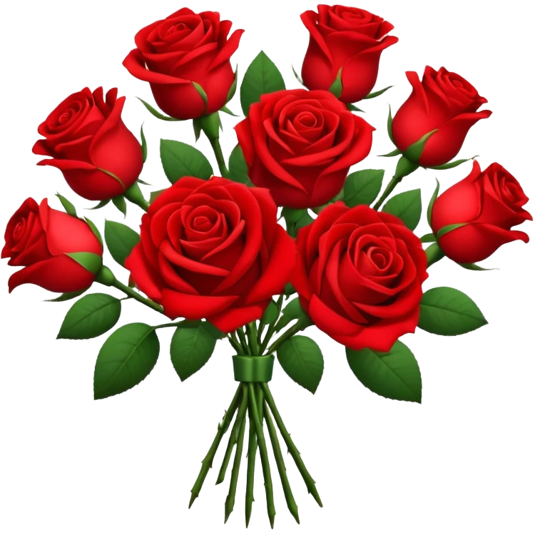 一束玫瑰花 emoji