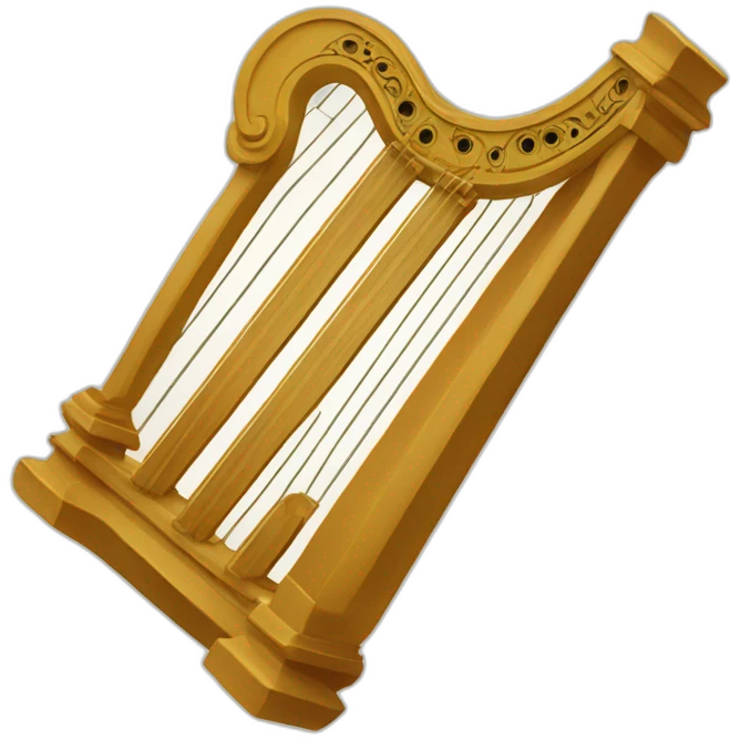 Roman Cithara lyre harp  emoji