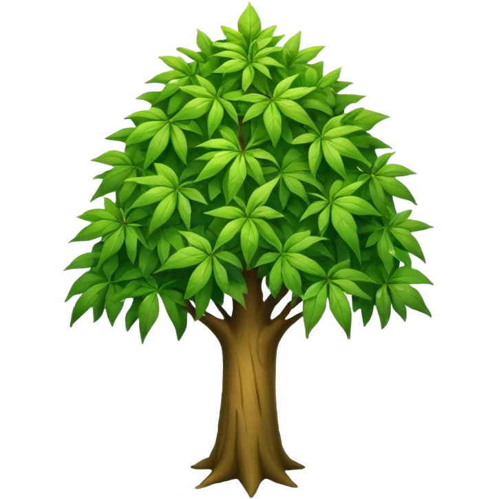 Weed tree emoji