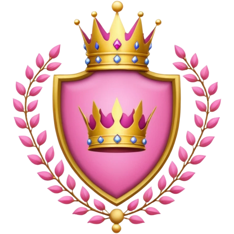 Pink Royal Crest emoji