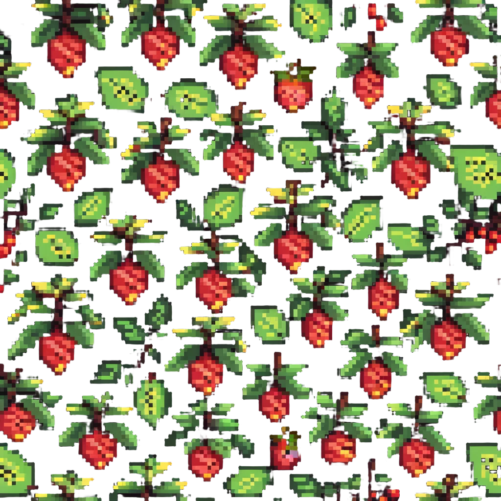 berry bush with fruits emoji