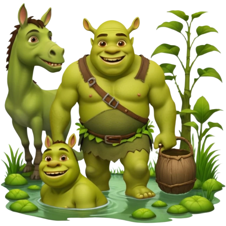 Starter pack shrek  emoji