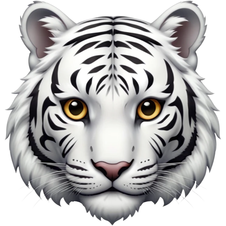 White tiger emoji