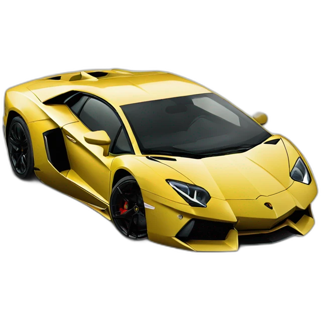 Lamborghini Aventador emoji