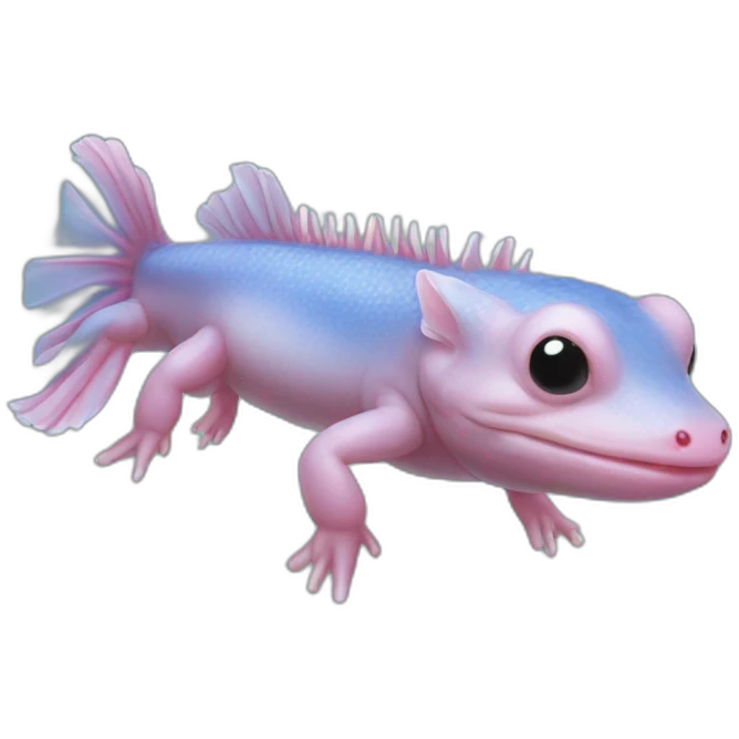 Blue Axolotl emoji