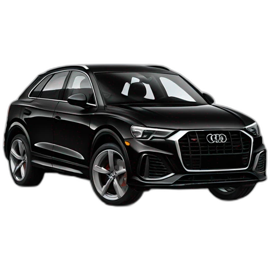 Black Audi RSQ3 emoji