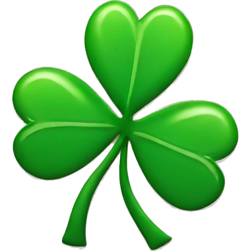 coin with Shamrock emoji