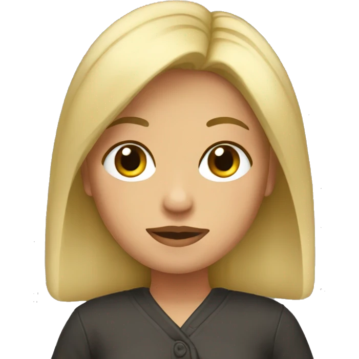 nena rubia emoji