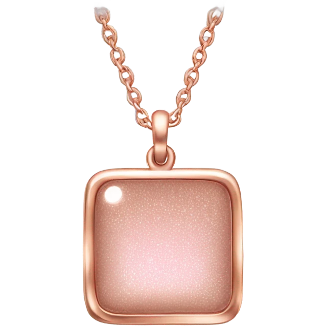 Rose gold emoji