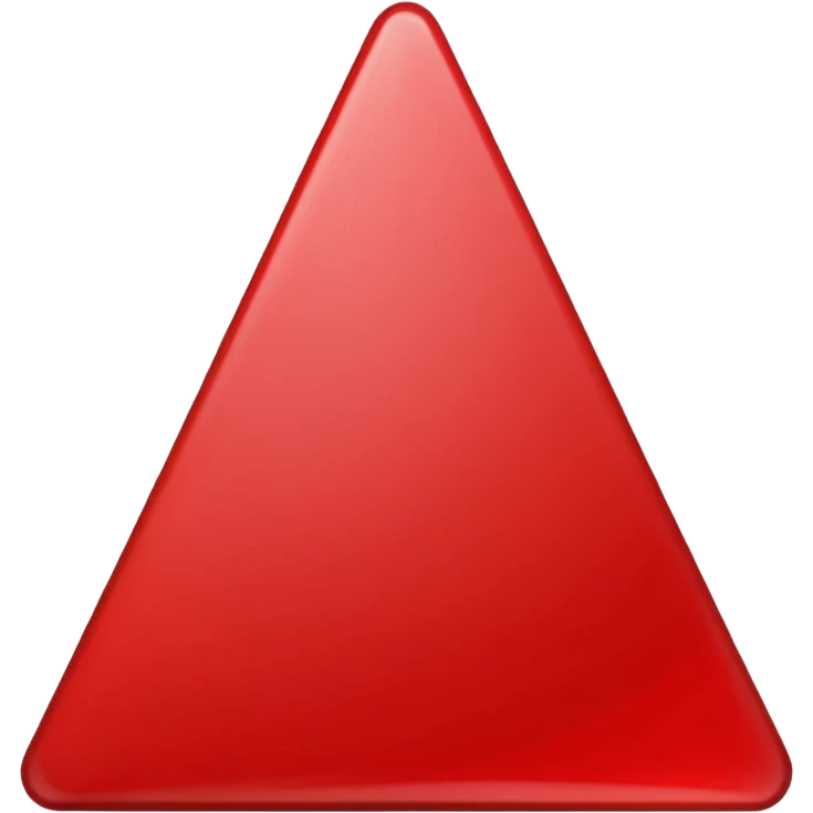 Red triangle emoji