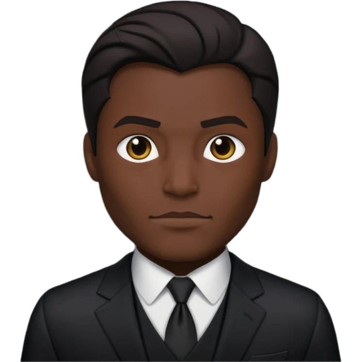 bruce wayne black suit emoji