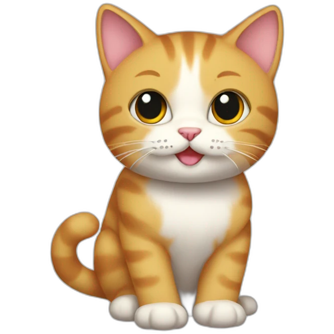 kitty getting sunta emoji