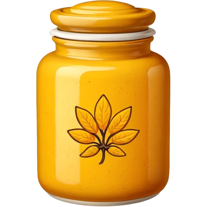 yellow Spice Jar emoji