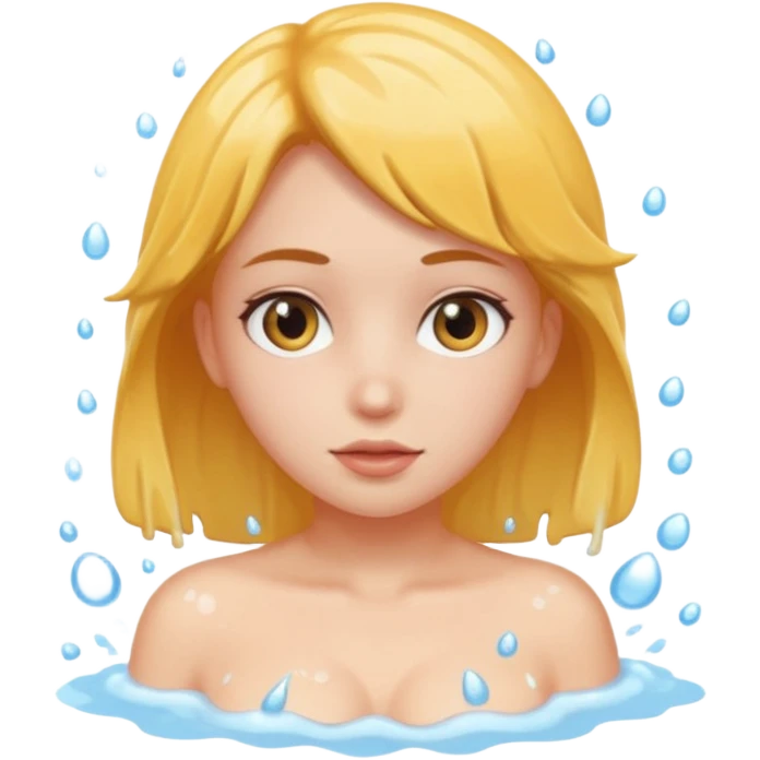 one girl soapy boob emoji