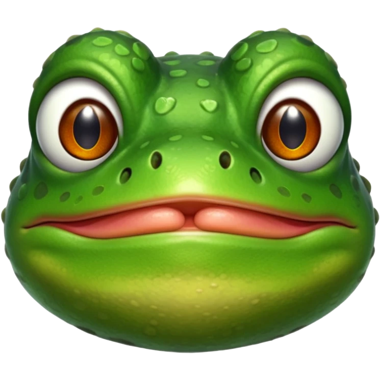 Frog kissing  emoji