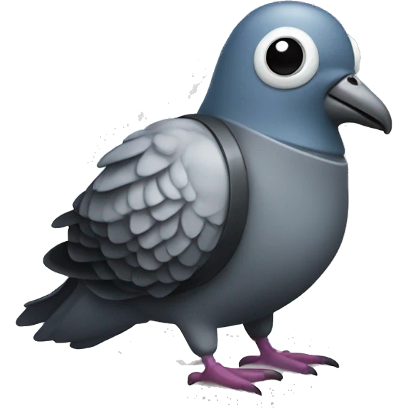 pigeon wearing scuba gear emoji