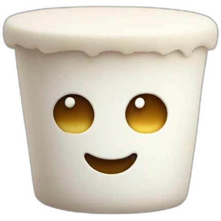 marshmellow cup emoji
