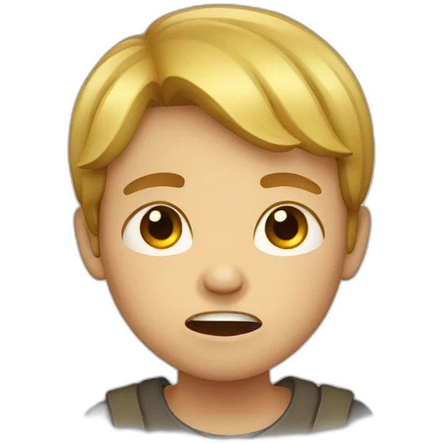 crying boy emoji